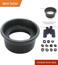Industrial Rubber Eyepiece Shield 28-37mm Inner Diameter for Microscope Use