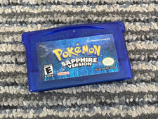 Pokemon: Sapphire Version - Nintendo Game Boy Advance - Authentic - Dry Battery