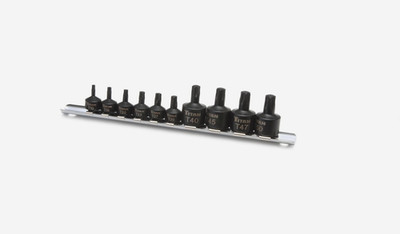 Titan 16142 10 Pc Torx Impact Bit Socket Set T10-T50