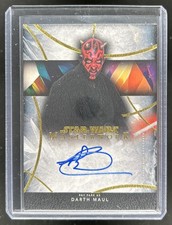 2024 Topps Star Wars Masterwork Ray Park as Darth Maul Auto Gold #22/25 #A-RP