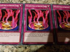 Yu-Gi-Oh!  3 ×  Verfluchtes  Siegel Des Verbotenen Zaubers IOC NM