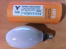 70w SON-IG E27 High Pressure Sodium Floodlight Bulb 28000hr Internal Ignitor