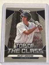 2020 Panini Prizm Baseball Riley Greene Top of the Class Insert #TOC-5 RC