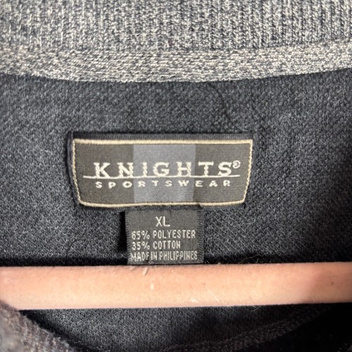 Men's XL Vintages 90s Knights Striped Coogi Style Crewneck Pullover Sweater - Picture 11 of 12