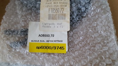 SCHOTT FOSTEC A08550.72 Dual Bundle Fiber Optic Light Guide 72 (BR2.2B17)