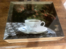 Bamboo Bistro Coffee Pod Storage Drawer with Glass Top- Use Under Coffee Maker