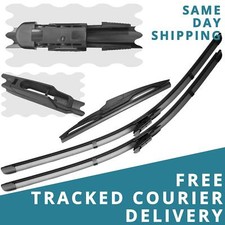 For Fiat Grande Punto Evo 2006-18 Front/Rear Windscreen 26" 16" 12" Wiper Blades