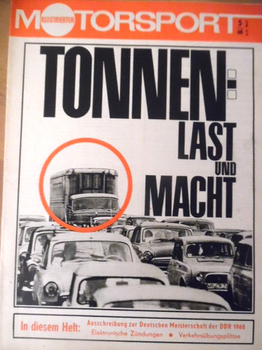 ILLUSTRIERTER MOTORSPORT 5 - 1968 B Neues aus Zschopau Paul Friedrichs Ford 20 M