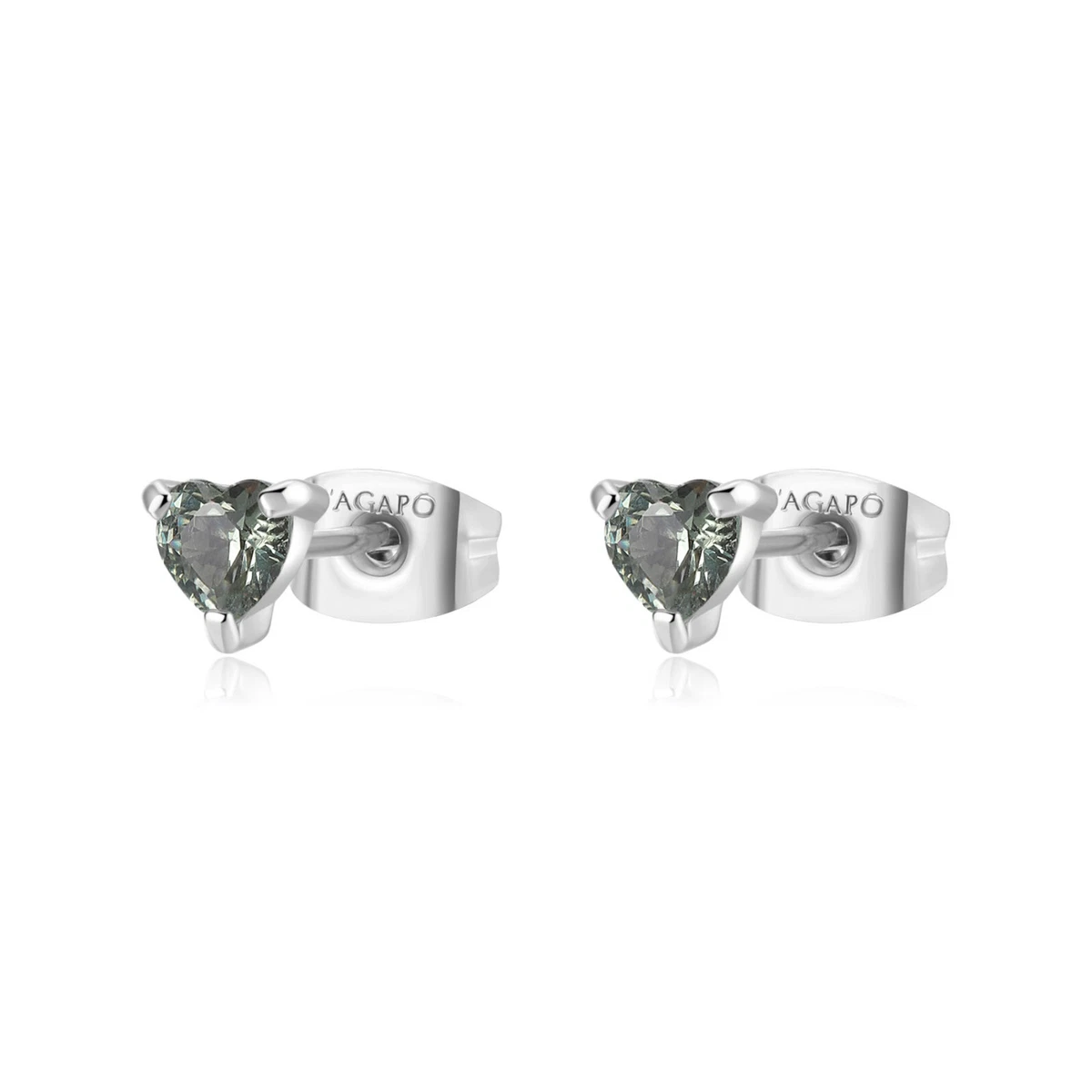 Boucles D'oreilles Pendantes Acier Avec Zircons Blancs Et Zircone Rose - Ebolibijoux