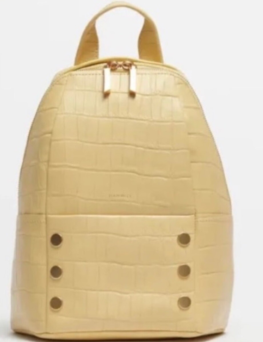 NWT Hammitt Hunter Medium Sunstruck Yellow Crocco Leather  display picture 1