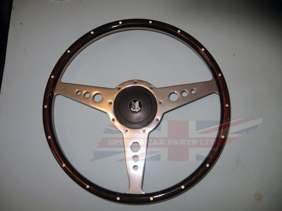 Nuevo adaptador de volante y buje de madera laminada de 15" Triumph Stag 1970-1977 Foto 2 de 3