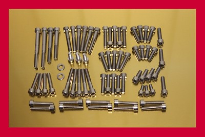Stainless Steel Bolts Screws Engine Cover for Yamaha Drag Star XVS 1100 2005-07 