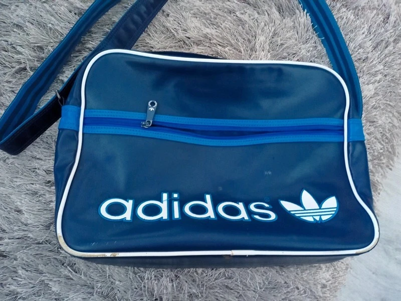 Navy adidas sales messenger bag