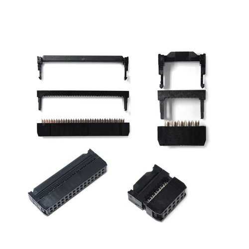 2.54MM Pitch Female Header IDC Socket Connector FC-6/8/10/14/16/20/26/30/34/40P - Picture 6 of 19