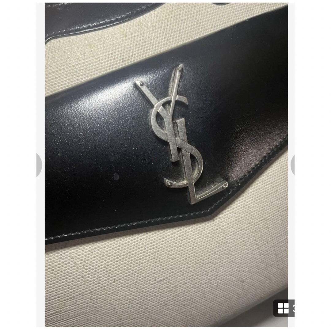Borsa a mano originale Saint Laurent YSL logo up town tote bag donna logo dal Giappone