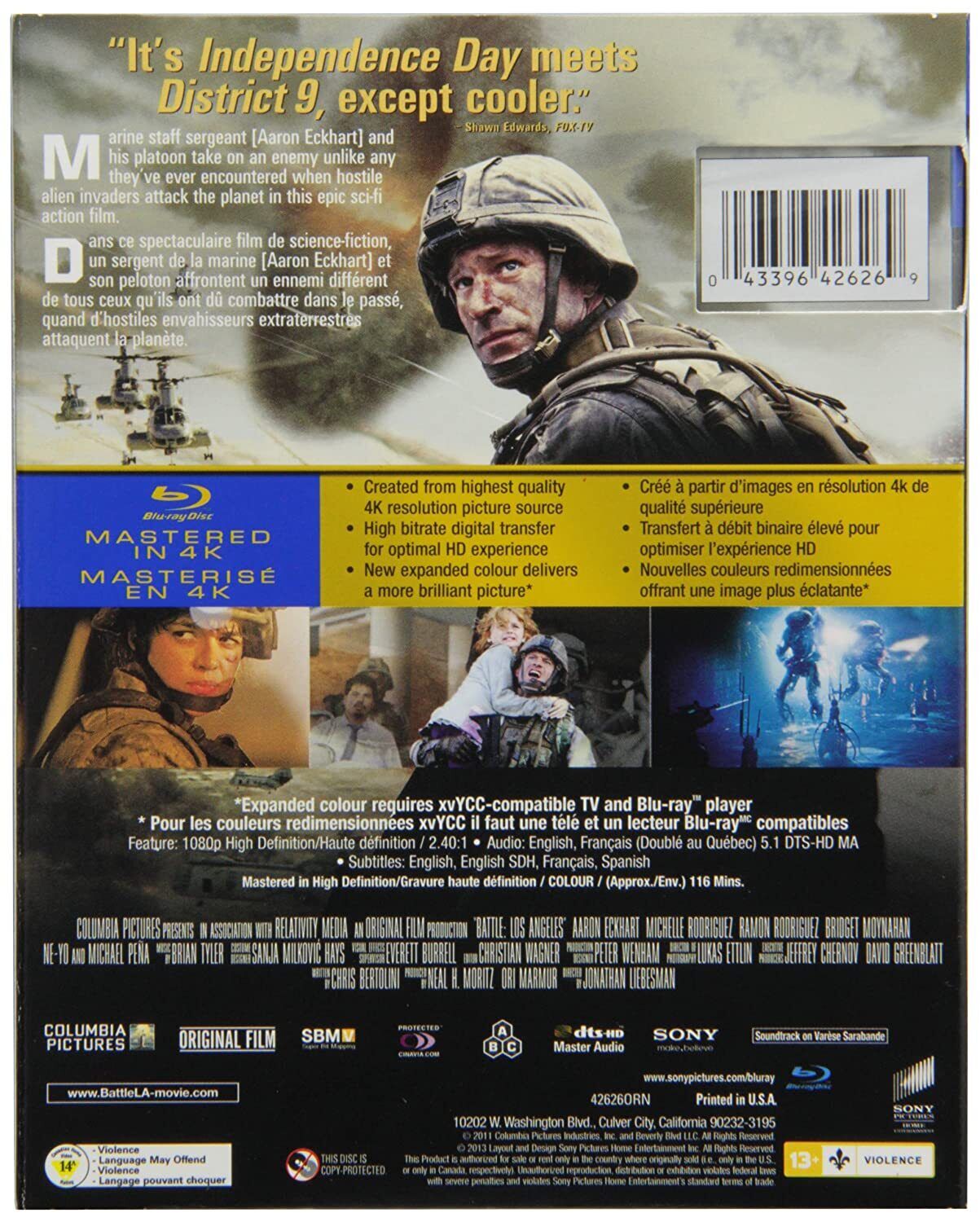 Battle Los Angeles (4kmastered) (4K UHD Bluray) (US IMPORT