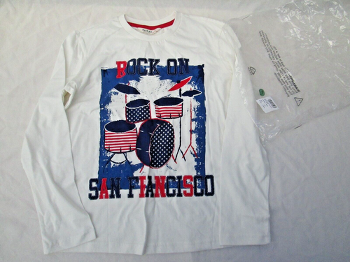 ❤ ROCK ON SAN FRANCISCO Shirt long sleeve NEW 9 10 music drum Patriotic - Picture 2 of 14