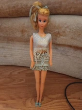 Vintage Mattel Barbie in Mod Outfit with Fringe Twist n Turn Waist Click Knees