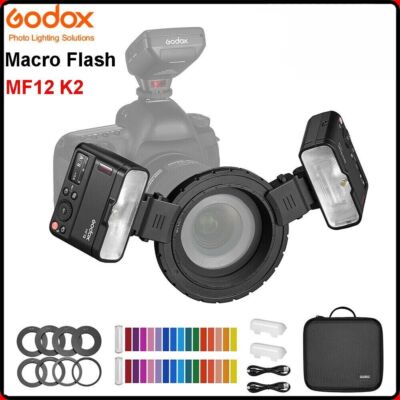 Godox MF12 K2 Macro Flash Mini Speedlight 2.4G Wireless Für Nikon Canon Sony