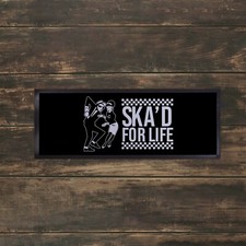 SKA'd For Life - Bar Runner Personalisierbar aus Polyester