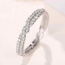 2Ct Round Cut Lab Created Diamond Engagement Ring 14K White Gold Plated
