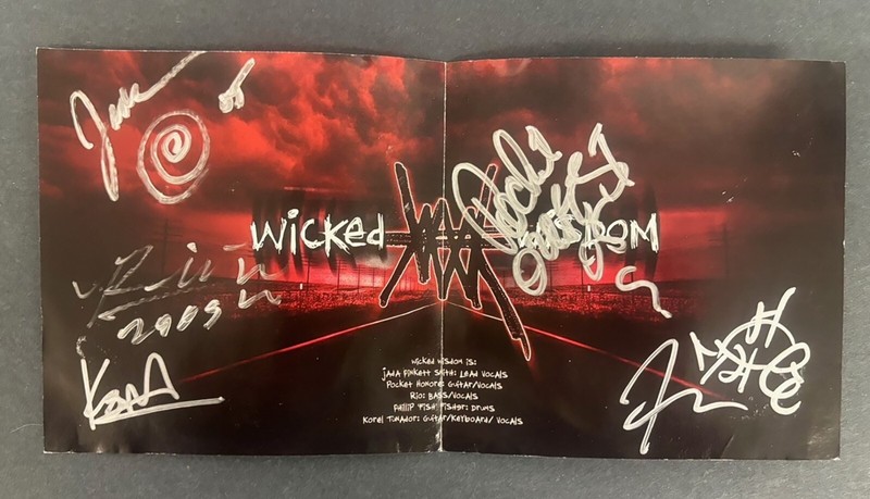 Wicked Wisdom Autographed CD Booklet - All Members - Jada Pinkett Smith