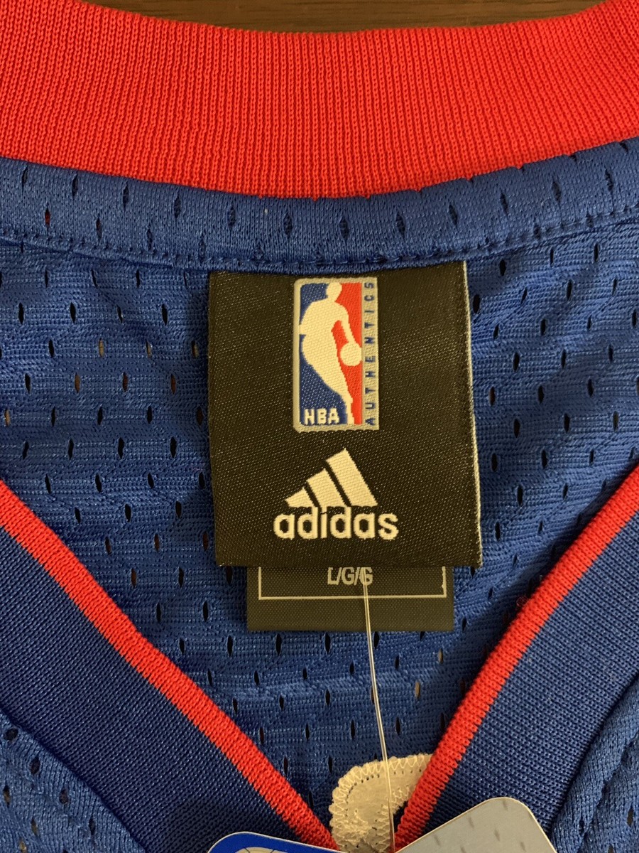アイバーソン デトロイト・ピストンズ adidas ユニフォーム　XL Rare Vintage Adidas NBA Detroit Pistons Allen Iverson