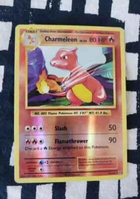 Stage 1 Charmeleon Pokemon Card | eBay Stage 1 Charmeleon Pokemon Card | eBay