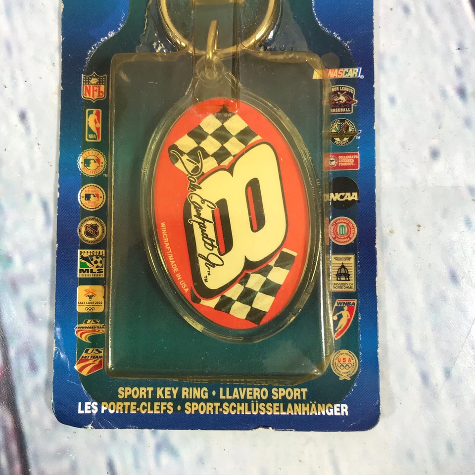 Vintage Dale Earnhardt Jr #8 WinCraft Sport Keychain Keyring - Still in Package - Image 3 of 4