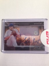 STEVEN MATZ 2015 Topps Strata Clearly Authentic Jersey Relic Autograph Auto SP