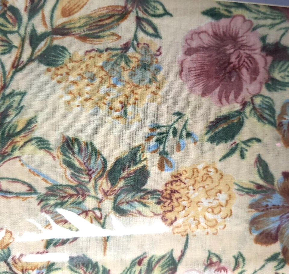 Juego de sábanas vintage de 3 piezas tamaño doble Alicia floral poliéster/algodón sin planchar Foto 2 de 4