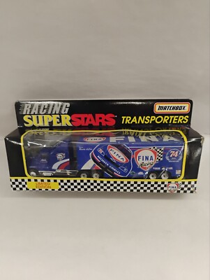 1997 Matchbox White Rose Transporters Super Star 1:80 #74 Randy LaJoie/Fina