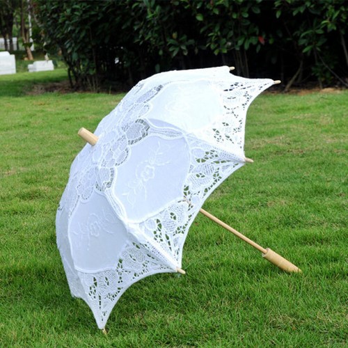 Elegant Beautiful Lace Umbrella Stage Props Photo Supply Wedding Umbrella - Picture 8 of 11