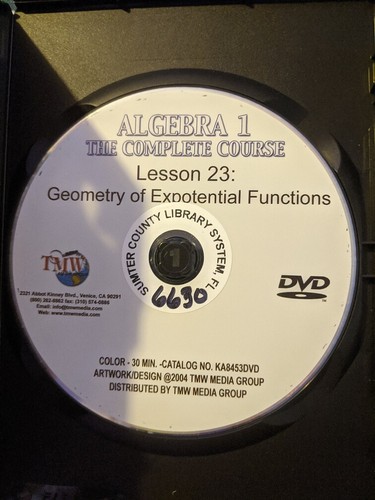 Algebra 1: The Complete Course - Lesson 23: The Geometry of Exponential Functio… - Picture 2 of 4
