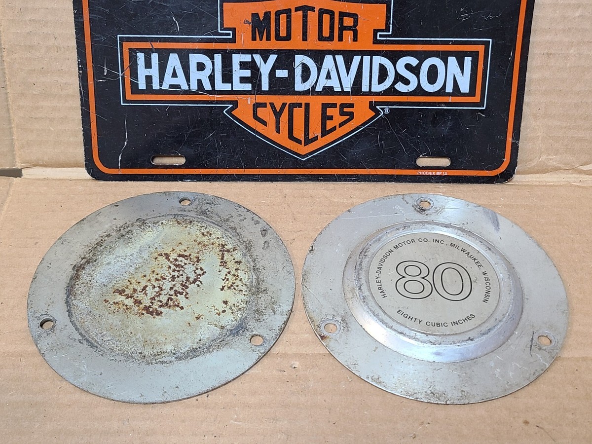 Harley Davidson ミリタリー【非売品】 Harley Shovelhead Outer Primary Eighty Cubic Inch 3 Hole