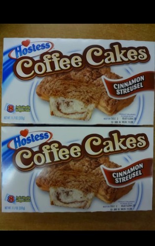 Hostess Coffee Cakes Cinnamon Streusel 2 Boxes 16 Cakes - Bild 1 von 2