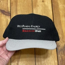 Vintage 1990s West Plains Energy Energy One Logo Snapback Hat Colorado Dad Cap