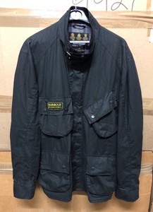 barbour belted wax jacket