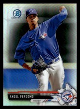 2017 Bowman Draft #BDC-128 Angel Perdomo Chrome Refractor card
