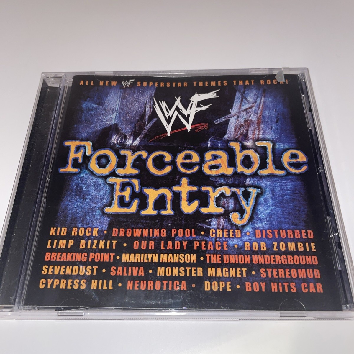 WWF FORCEABLE ENTRY CD/DVD Set Kid Rock Drowning Pool Disturbed