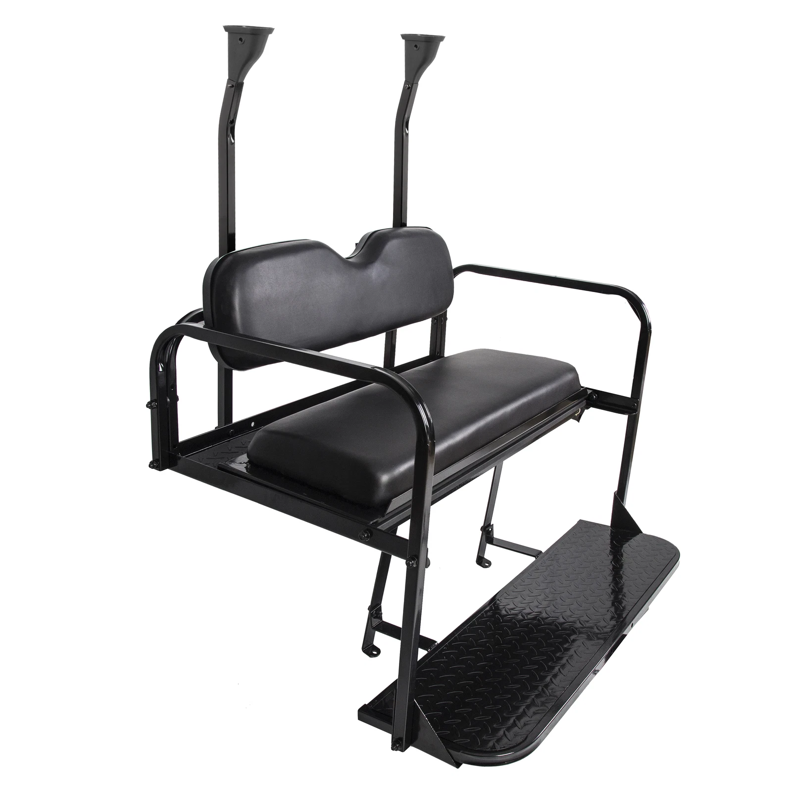 Rear Flip Seat Kit For 2004-up Club Car Precedent/Tempo/Onward Golf Cart Black Review
