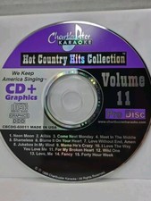 Chartbuster Karaoke CD Graphics Hot Country Hits 11 - CBCDG-60011 - 15 Songs