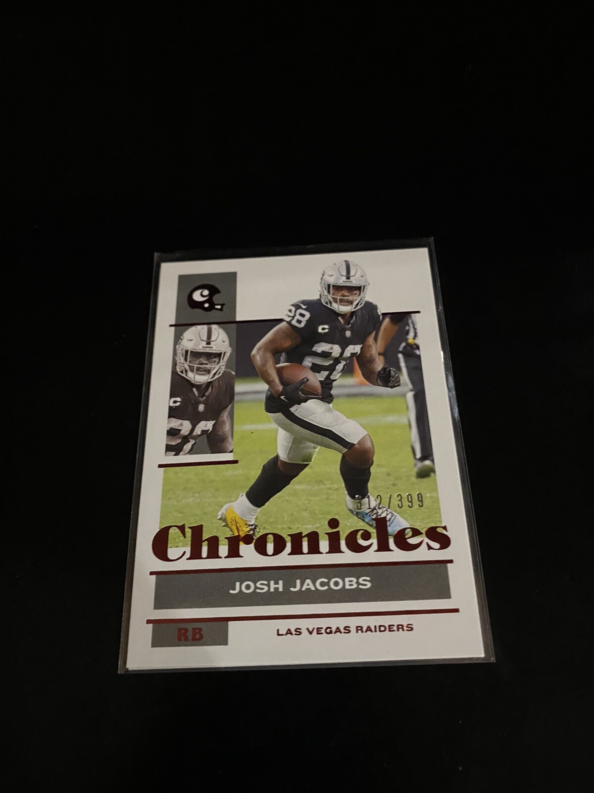Josh Jacobs 2021 Chronicles /399 football card Raiders 50 PWE