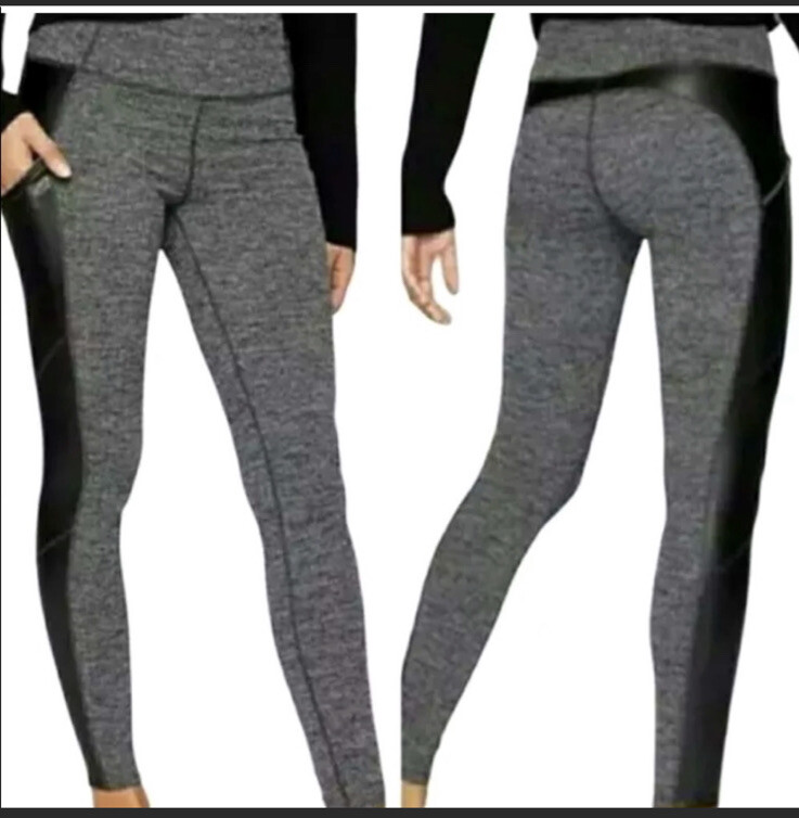 ATHLETA leggings size M Herringbone Luxe Zippered Poc… Gem