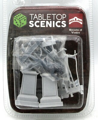 TTCombat TTSCR-SOV-004 Venetian Statues (Carnevale) Terrain Lion & Noble Scenery