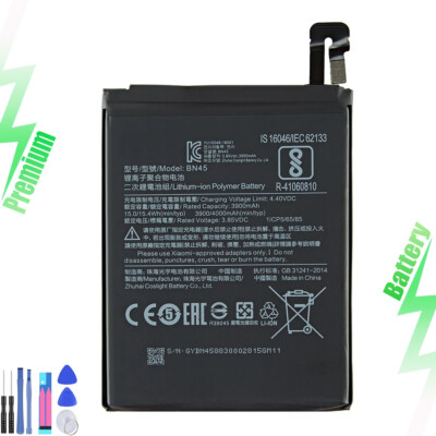 New BN45 Battery For Xiaomi Redmi Note 5 3900mAh Tools