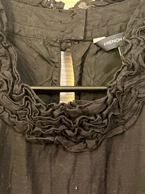 FRENCH CONNECTION Solid Black Sleeveless (Size 8)… - image 7