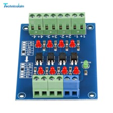 24V to 5V 4 Channel PLC Signal Converter Level Voltage Board 4Bit Optocoupler