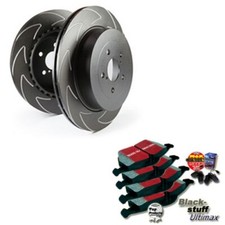 EBC B13 Kit de Frenos Trasero Pastillas Discos para Subaru Impreza 2 (GD, Gg