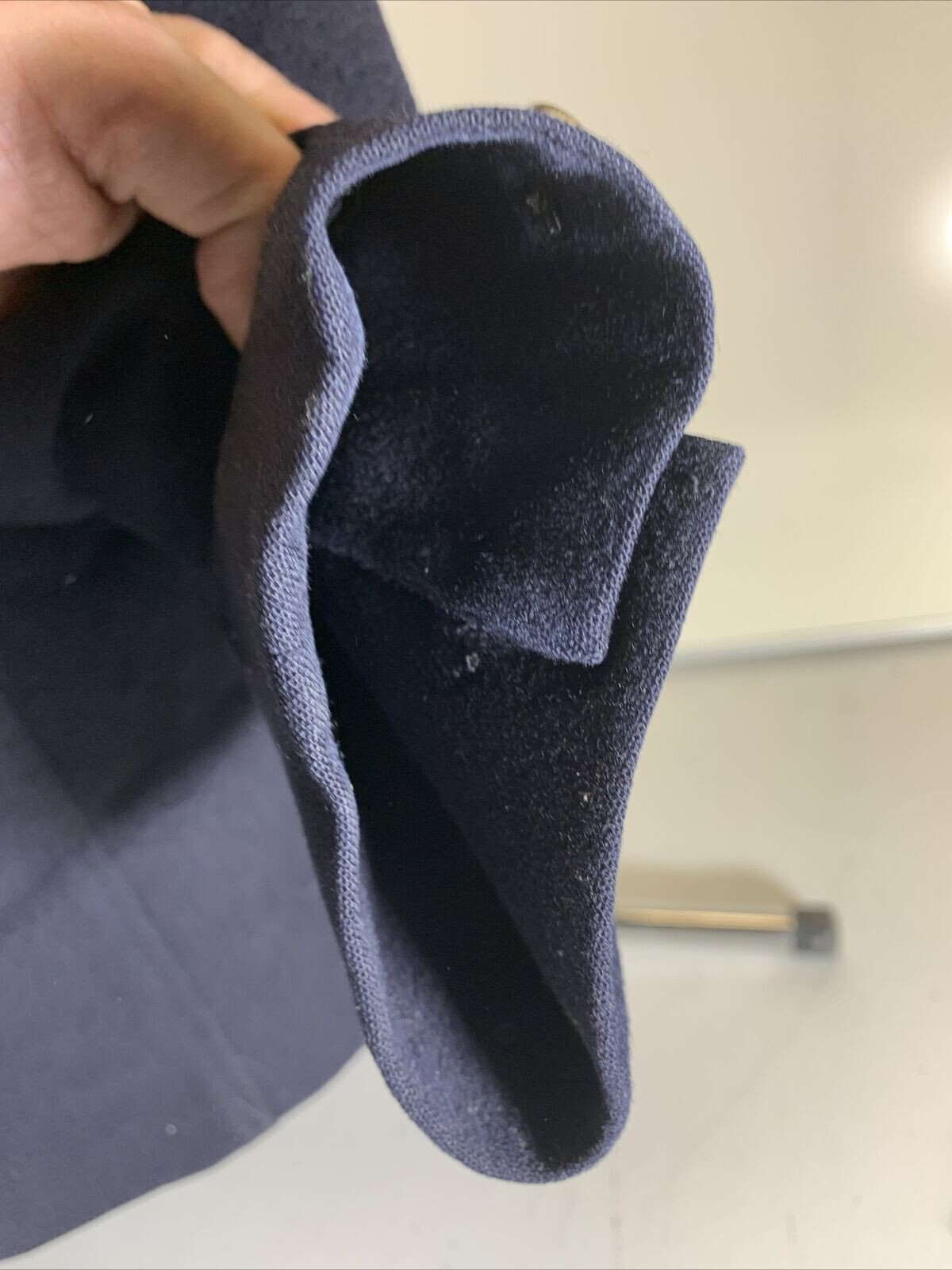 Ralph Lauren Purple Label $1395 Navy Wool Zip Front Jacket Size: M Excellent image 7